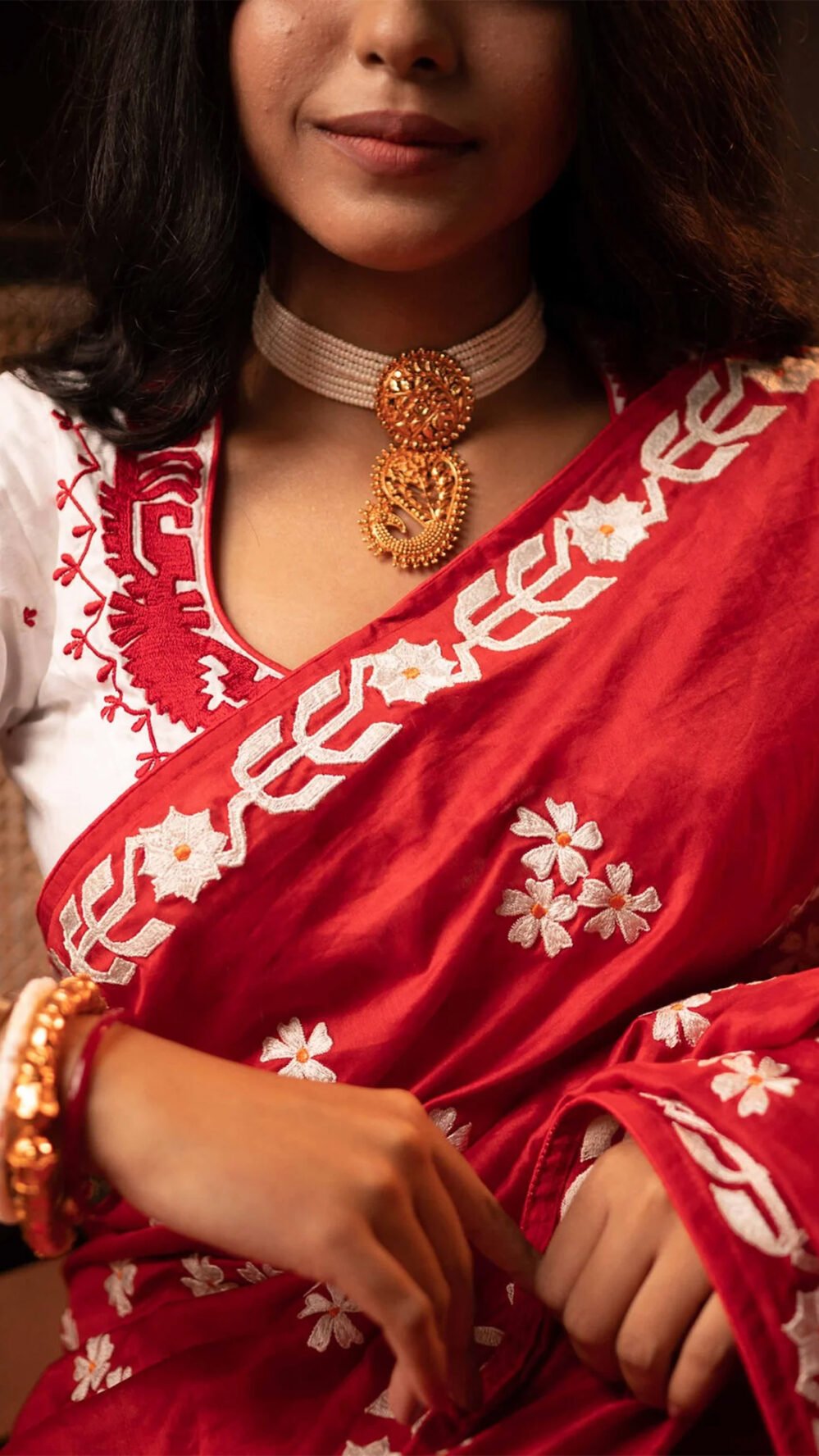 Jamdani Embroidery Blouse